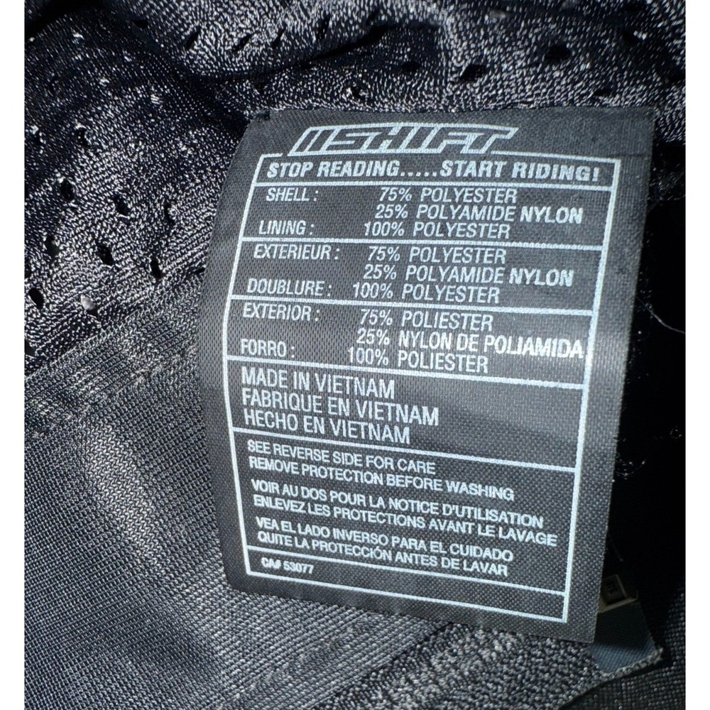 SHIFT Rise Against Motorcycle Riding Padded Jacket Sporty SZ Medium Adjustable - Picture 11 of 16